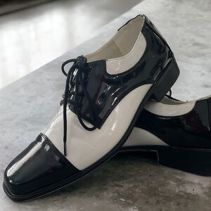 Funtasma Men's Oxfords Size 10.5 Black/White Disco - NEW No Box!